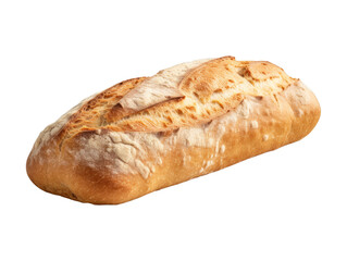 Wall Mural - Ciabatta Loaf isolated on transparent png background. Generative ai