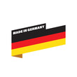 Made in Germany flag label tag