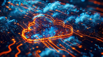  Cloud Security: A digital lock securing access to cloud data