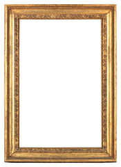 Patterned picture frame on a transparent background, in PNG format.