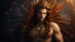Virgo man by zodiac sign, man with long hair