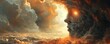 Dramatic surreal artwork takes center stage in this captivating and memorable banner ad.
