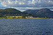 View of Oanes at Lysefjord in Norway, Europe

