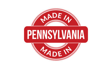 Made In Pennsylvania Rubber Stamp