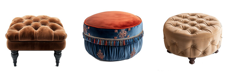 Wall Mural - Comfortable ottoman