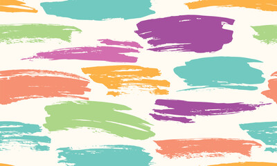 Wall Mural - seamless vintage pattern retro 80s or 90s fashion style abstract vector background. retro memphis de