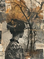 Poster - Colorful Abstract Collage Artwork - Harmony of Shapes and Textures