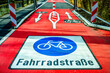 typical bike lane in germany