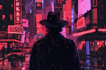 Amidst the neon lights of Times Square, a down-on-his-luck gambler makes one last desperate bid for redemption, risking everything in a high-stakes game where the odds are stacked against him.