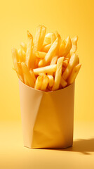 Wall Mural - French fries gourmet