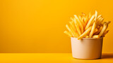 Fototapeta Przestrzenne - French fries gourmet
