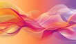 Colorful abstract wavy background with vibrant hues