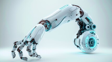 Poster - A futuristic robotic arm concept incorporating industry 4.0 technology