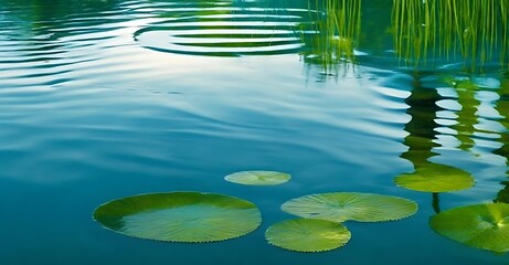 Wall Mural - reflection in water