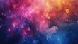 Colorful pink, blue and purple smoke on a black background,Color vapor. Smoke texture. Galaxy nebula energy. Neon pink blue glowing mist cloud on dark black free space abstract background.
