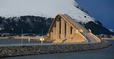 Fototapeta Sawanna - Lepsoybrua bridge near Gamlem (More og Romsdal, Norway).