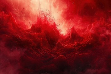 Wall Mural - volcano red abstract background