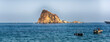 View of Dattilo's rock from Panarea, Aeolian Islands, Italy
