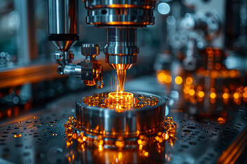Poster - an essential component being assembled in a manufacturing plant, underscoring the importance of qual