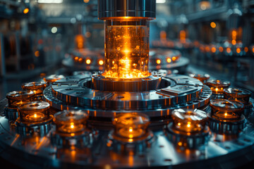 Poster - encouraging investment in nuclear research and development to drive continuous improvement in atomic