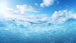  underwater and blue sky Water ocean river lake aqua transparent clear waves sunny day cloudscape natural environment 