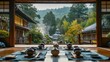 Mount Koya Temple Lodgings Serene Shojin Ryori Vegetarian Meals Embodying Buddhist Compassion and Mindfulness