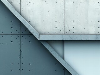 Canvas Print - metal door with metal texture