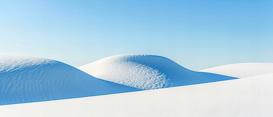 Poster - abstract blue background with waves