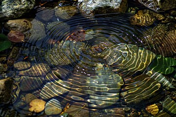 Wall Mural - close up of a spiral