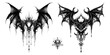 AI Gothic tattoos black and white 4