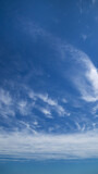 Fototapeta Nowy Jork - Blue sky cirrus clouds.