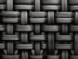 Monochrome texture depicts weaving patterns from bamboo