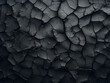 Black texture with cracks, perfect for background utilization