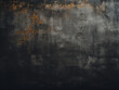 Grunge texture enhances the dark, aged wall appearance