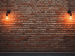 Wall adorned with modern brick design