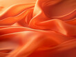 Orange fabric depicted against a sunny background for design