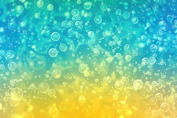  Light Blue, Yellow vector template with circles. Blurred bubbles on abstract background with colorful gradient. Pattern of water, rain drops.