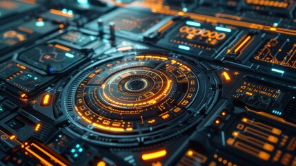 a futuristic hacking technology