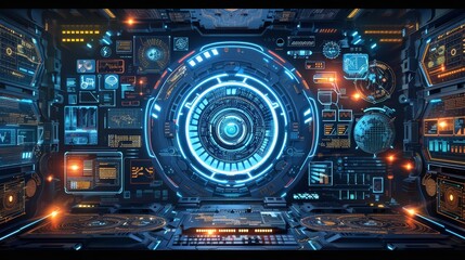 a futuristic hacking technology