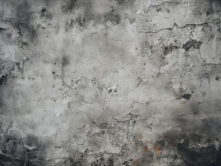 Wall Mural - Rough and gritty: abstract dirty gray pattern on white backdrop