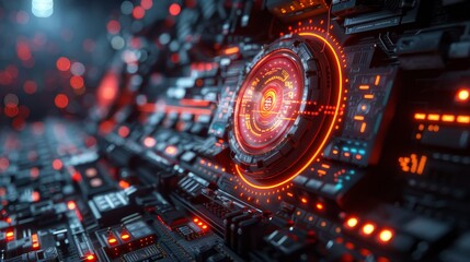 a futuristic hacking technology