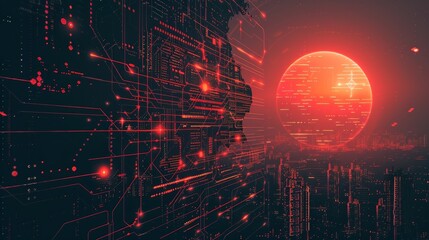 a futuristic hacking technology