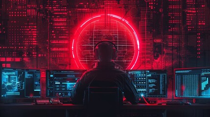 a futuristic hacking technology