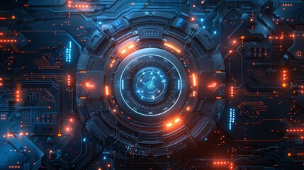 a futuristic hacking technology