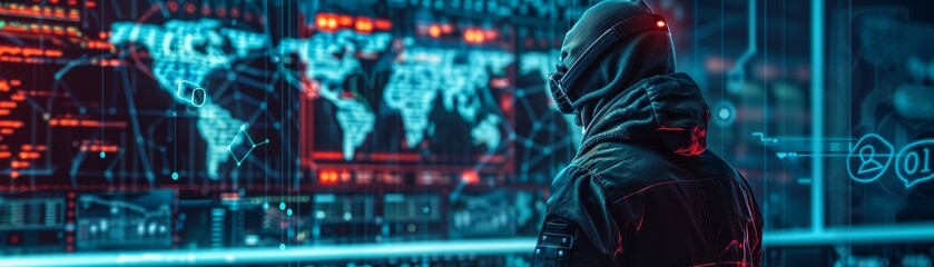 a futuristic hacking technology