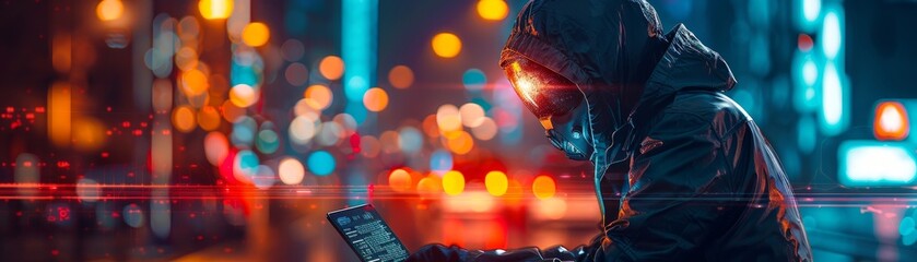 a futuristic hacking technology