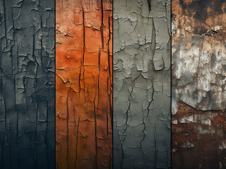 Collection of old grunge textures and abstract backgrounds