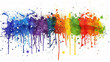 pride and love rainbow background