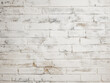 Background or material concept illustrated by the texture of a white grunge brick wall