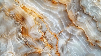 Wall Mural - Close-up of intricate marble slab pattern